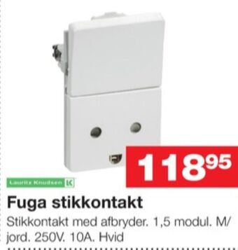 Bauhaus Fuga stikkontakt tilbud