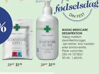Matas Matas medicare desinfektionsmiddel tilbud