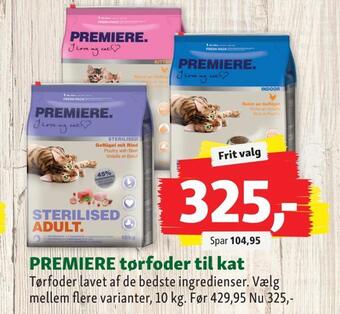 Maxi Zoo Premiere tørfoder til kat tilbud
