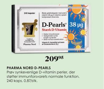 Matas Pharma nord d-pearls tilbud