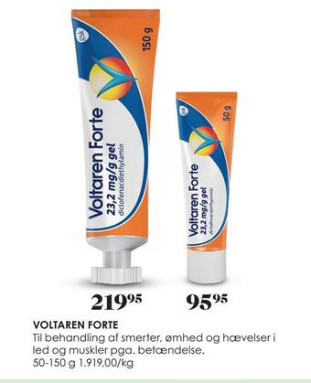 Matas Voltaren forte tilbud
