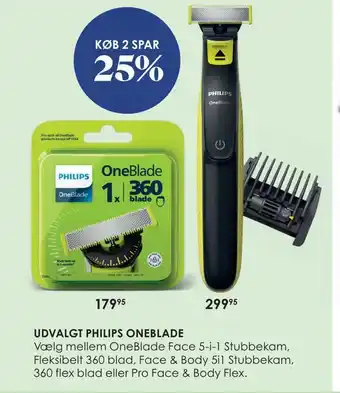 Matas Udvalgt philips oneblade tilbud