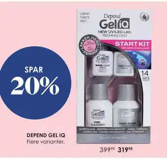 Matas Depend gel iq tilbud