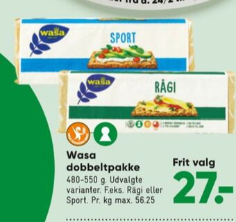 Bilka Wasa knækbrød tilbud