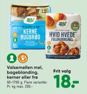 Bilka Valsemøllen kernerugbrødsblanding tilbud