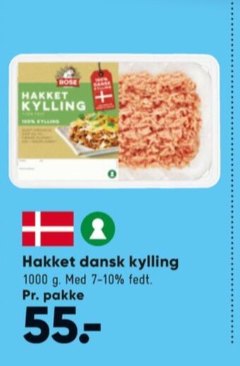 Bilka Rose hakket kylling tilbud