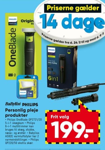 Bilka Oneblade barberblade tilbud