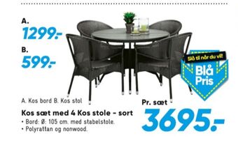 Bilka Ukendt havemøbelsæt tilbud