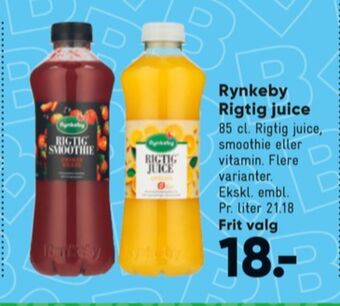 Bilka Rigtig smoothie jordbær & solbær tilbud