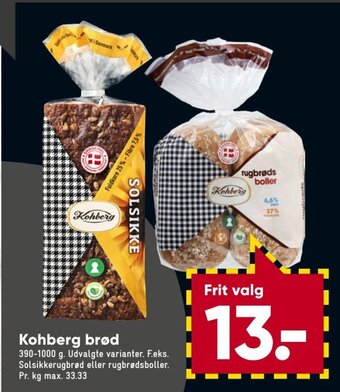 Bilka Kohberg Brød tilbud
