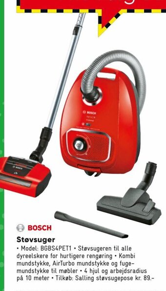 Bilka Bosch Støvsuger tilbud