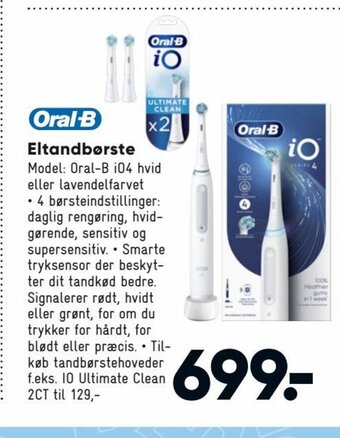 Bilka Oral-B Eltandbørste tilbud