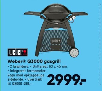Bilka Weber Q3000 Gasgrill tilbud