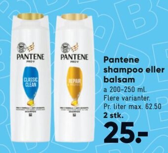 Bilka Pantene Shampoo eller Balsam tilbud