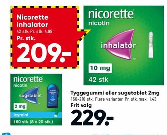 Bilka Tyggegummi eller Sugetablet 2 mg tilbud