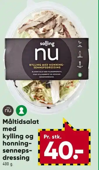 Bilka Måltidsalat med Kylling og Honningsenneps Dressing tilbud