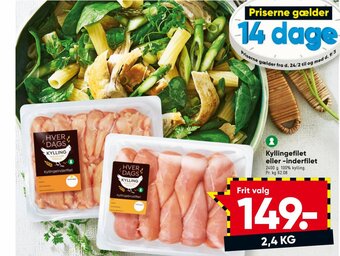 Bilka Kyllingefilet eller-Inderfilet tilbud