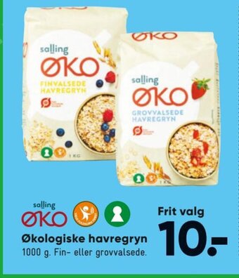 Bilka Økologiske Havregryn tilbud