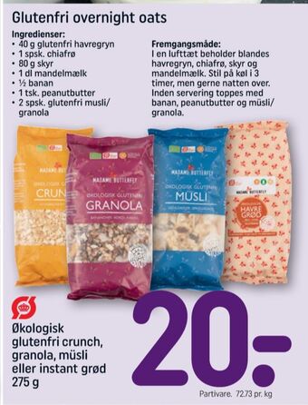 REMA 1000 Madame butterfly granola tilbud