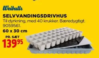 jem & fix Weibulls minidrivhus tilbud