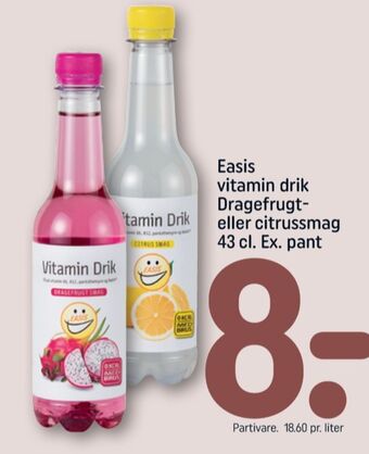 REMA 1000 Easis vitamindrik tilbud