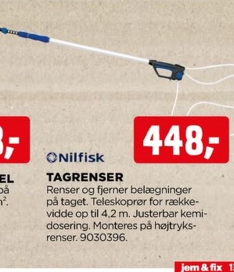 jem & fix Nilfisk tagrenser tilbud