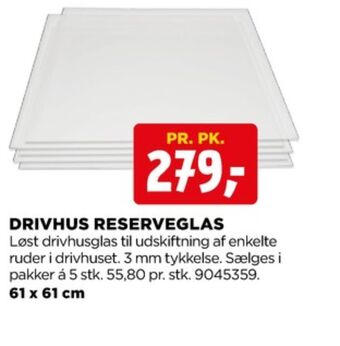 jem & fix Juliana drivhusglas tilbud