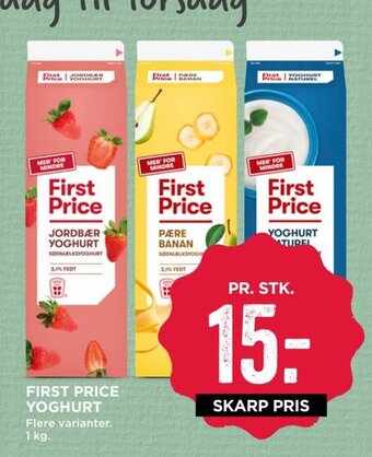 MENY First Price Yoghurt tilbud