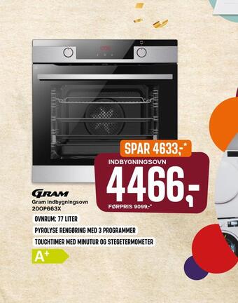 Skousen Indbygningsovn tilbud