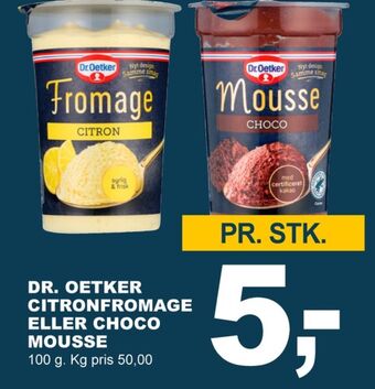 Let-Køb Dr oetker chokolademousse tilbud
