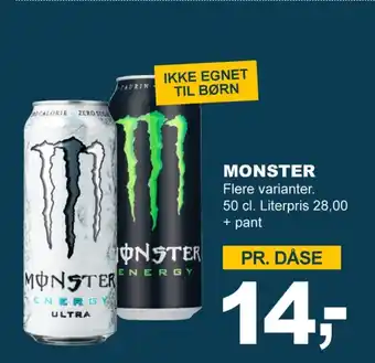 Let-Køb Monster energidrik tilbud