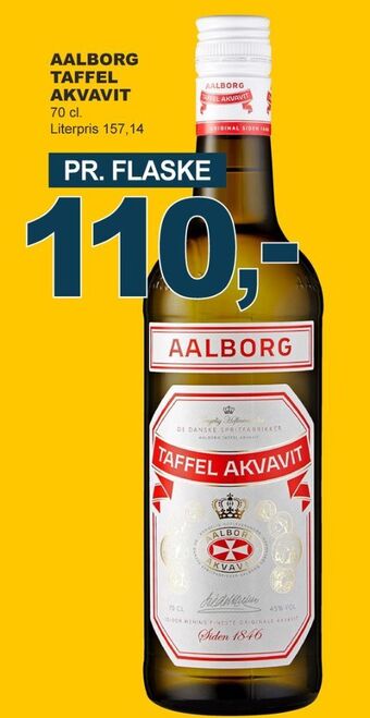 Let-Køb Taffel akvavit snaps tilbud