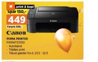 Power Canon printer all-in-one tilbud
