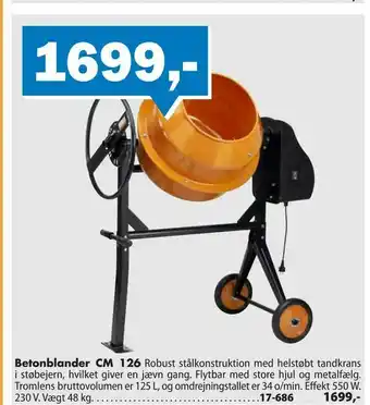 Betonblander CM 126