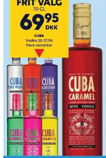 BorderShop Cuba vodka tilbud