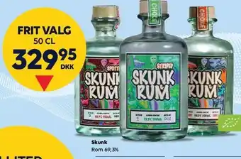 BorderShop Skunk rom tilbud