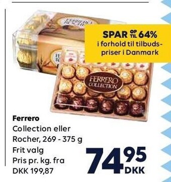 BorderShop Ferrero tilbud
