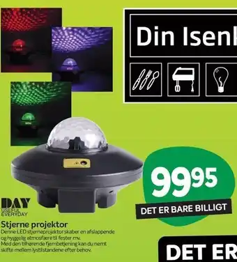 Din Isenkræmmer Stjerne projektor tilbud