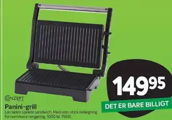 Din Isenkræmmer Panini-grill tilbud