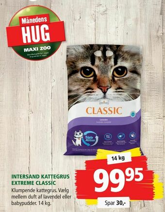 Maxi Zoo Intersand kattegrus extreme classic tilbud
