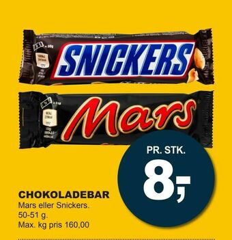 Let-Køb Chokoladebar tilbud