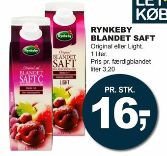 Let-Køb Rynkeby blandet saft tilbud