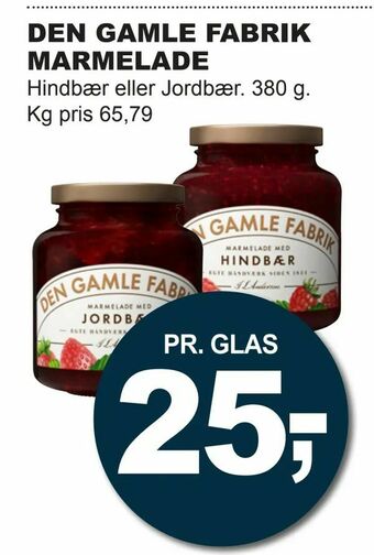 Let-Køb Den gamle fabrik marmelade tilbud
