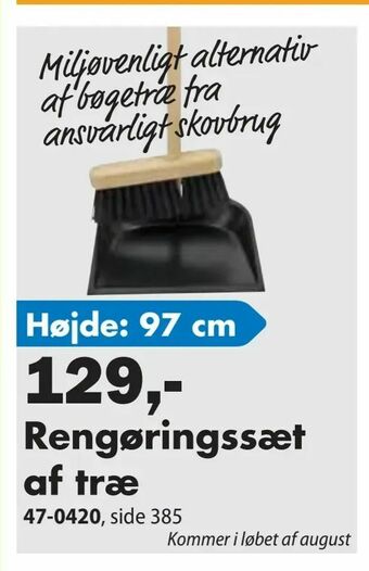 Biltema Rengøringssæt af træ tilbud