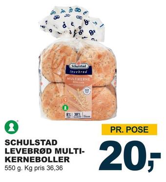 Let-Køb Schulstad levebrød multikerneboller tilbud
