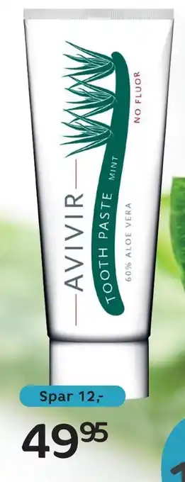 Helsam Avivir aloe vera tooth paste tilbud