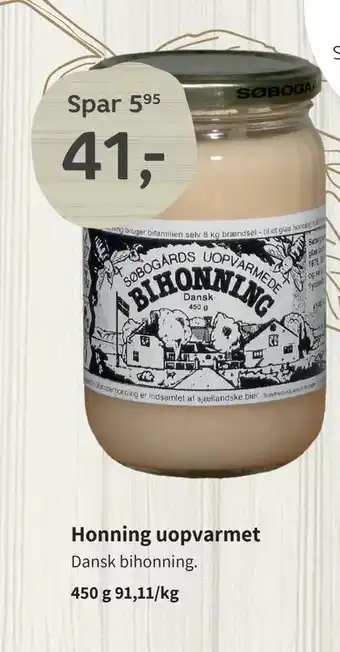 Honning uopvarmet