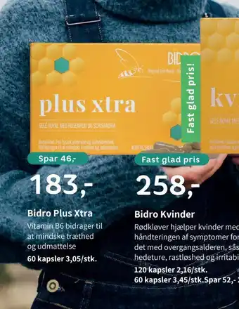 Helsam Bidro plus xtra tilbud