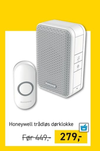Johannes Fog Honeywell dørklokke tilbud