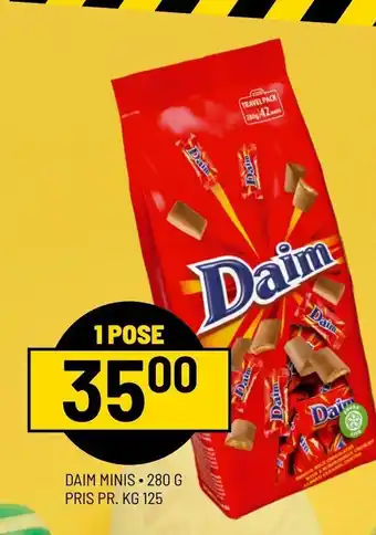 Priss Daim Minis 290g tilbud